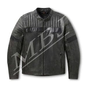 Men's Black Café Racer Real Cowhide Leather Jacket